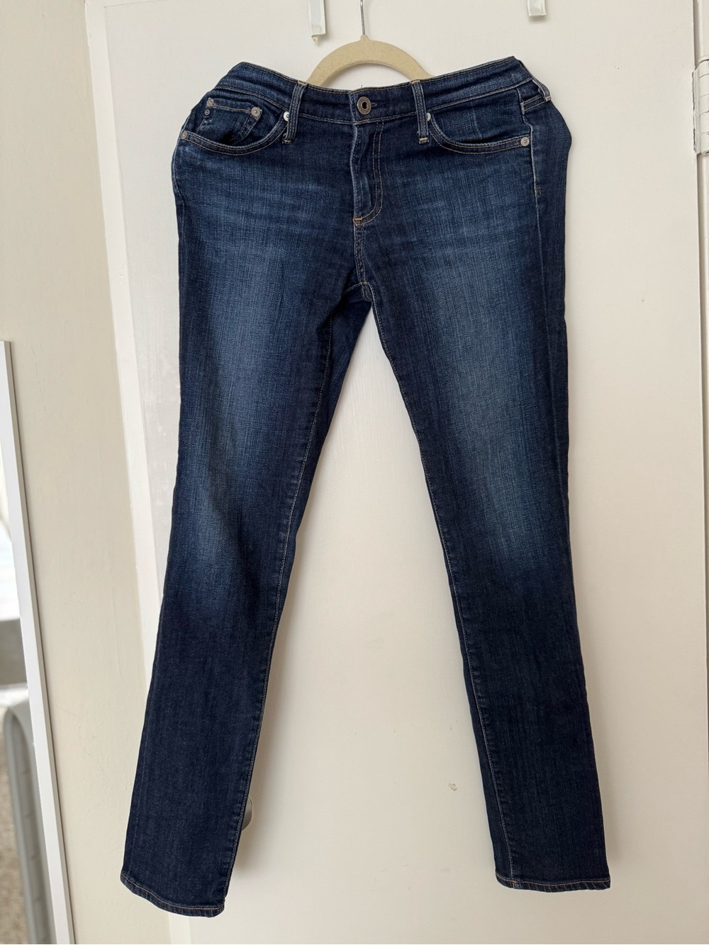 AG Dark Wash Women's Skinny Jeans - Blue